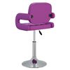 vidaXL Tabouret de bar Violet Similicuir
