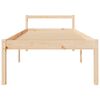 vidaXL Lit pour personne &acirc;g&eacute;e 90x200 cm bois massif de pin