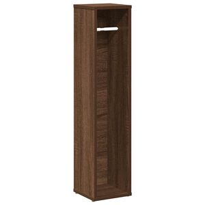 vidaXL Meuble de salle de bain avec porte-rouleau ch&ecirc;ne brun 20,5 x 20 x 90 cm