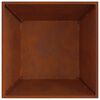 vidaXL Braise Marron 60 x 60 x 30 cm Acier Corten
