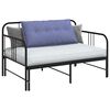 vidaXL Coussin de Dos Bleu denim 100 x 19 x 50 cm tissu