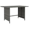 vidaXL Salon de jardin 8 pcs avec coussins R&eacute;sine tress&eacute;e Gris