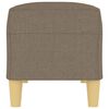 vidaXL Banc Taupe 100x35x41 cm Tissu