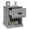 vidaXL Table de chevet sonoma gris 39x39x47,5 cm bois d'ing&eacute;nierie