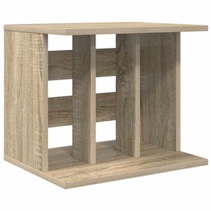 vidaXL Rangement de disques vinyles Ch&ecirc;ne Sonoma 42 x 33 x 36 cm