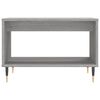 vidaXL Table basse sonoma gris 60x50x40 cm bois d'ing&eacute;nierie