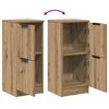vidaXL Buffet ch&ecirc;ne artisanal 30x30x70 cm bois d'ing&eacute;nierie