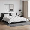 vidaXL Couette avec oreiller 3 pcs Blanc Microfibre