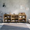 vidaXL Buffets 3 pcs ch&ecirc;ne sonoma 60x35x70 cm bois d'ing&eacute;nierie