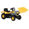 vidaXL Tracteur &agrave; p&eacute;dales avec excavateur pour enfants Jaune et noir