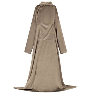 vidaXL Sweat &agrave; capuche couverture Camel F Flanelle