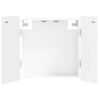 vidaXL Cabinet pour cible ZWOLLE Blanc 52,5 x 10,5 x 57,5 cm