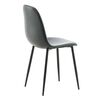 Venture Home Chaises &agrave; manger lot de 2 Polar Aspect cuir noir