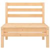 vidaXL Salon de jardin 6 pcs Bois de pin massif