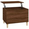 vidaXL Table basse Ch&ecirc;ne marron 60x44,5x45 cm Bois d'ing&eacute;nierie