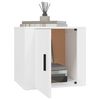 vidaXL Tables de chevet 2 pcs Blanc 50x39x47 cm