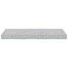 vidaXL &Eacute;tag&egrave;res murales flottantes 4 pcs gris b&eacute;ton 60x23,5x3,8 cm MDF