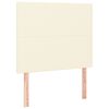 vidaXL Cadre de lit sans matelas cr&egrave;me 100x200 cm similicuir