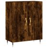 vidaXL Buffet ch&ecirc;ne fum&eacute; 69,5x34x90 cm bois d'ing&eacute;nierie