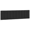 vidaXL Cadre de lit sans matelas Hanko noir 180x200 cm velours