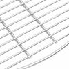 vidaXL Grille de barbecue Argent&eacute; 60 x 60 cm Acier inoxydable