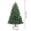vidaXL Sapin de No&euml;l Artificiel &agrave; Branches Articul&eacute;es Vert 270 cm