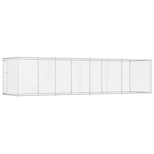 vidaXL Chenil d'ext&eacute;rieur pour chiens 760x192x185 cm