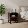 vidaXL Table de chevet 40x34x46 cm bois de manguier massif