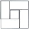 vidaXL Cache-pot de jardin Anthracite 100 x 100 x 50 cm