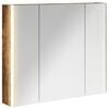 vidaXL Armoire Miroir de Salle de Bain Ch&ecirc;ne fum&eacute; 83,5 x 15,5 x 70 cm