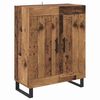 vidaXL Haut Armoire 2 pcs Bois Ancien 69,5 x 34 x 180 cm
