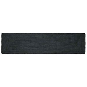 vidaXL Tapis de zone Gris fonc&eacute; 60 x 250 cm Jute