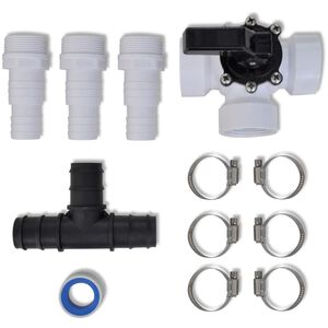 vidaXL Kit de d&eacute;rivation pour chauffage solaire de piscine