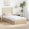 vidaXL Lit de Rangement Ch&ecirc;ne Sonoma 70 x 190 cm Bois d'ing&eacute;nierie