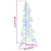 vidaXL Sapin de No&euml;l avec 100 LED Multicolore 120 cm Acrylique