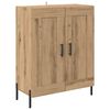 vidaXL Haut Armoire Montage mural Ch&ecirc;ne artisanal 69,5 x 34 x 180 cm