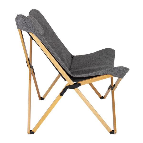 Bo-Camp Chaise de d&eacute;tente Wembley L Gris