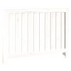 vidaXL Cache-radiateur Blanc 108,5x19x84 cm Bois massif de pin