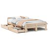 vidaXL Cadre de lit sans matelas 120x190 cm bois de pin massif