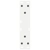 vidaXL Pieds de table basse 2 pi&egrave;ces Blanc 38 x (42-43,3) cm Acier