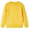 Sweatshirt pour enfants ocre foncé 104