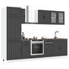 vidaXL Ensemble d'armoires de cuisine 8 pcs Kalmar bois d'ing&eacute;nierie