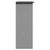 vidaXL Armoire de couloir BODO gris 80x35x90 cm