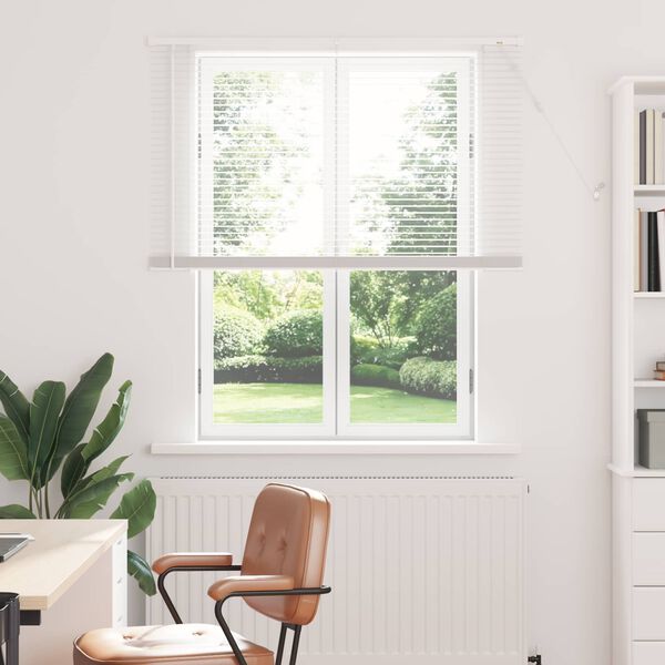 vidaXL Store V&eacute;nitien R&eacute;glable Blanc 150 x 120 cm PVC
