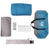 vidaXL Tente tunnel avec toit avec stockage Bleu 710 x 460 x 245 cm