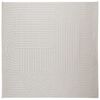 vidaXL Tapis d'int&eacute;rieur et d'ext&eacute;rieur PALMERAS Cr&egrave;me 120 x 120 cm
