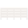 vidaXL Cadre de lit sans matelas blanc 135x190 cm bois de pin massif