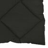vidaXL Duvet d'&eacute;t&eacute; simple Noir 240 x 200 cm Microfibre