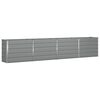 vidaXL Jardini&egrave;re Gris clair 480 x 50 x 45 cm Acier galvanis&eacute;