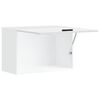 vidaXL Armoire murale de cuisine Porto blanc bois d'ing&eacute;nierie